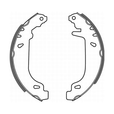 ABE C0R004ABE Brake Shoe Set