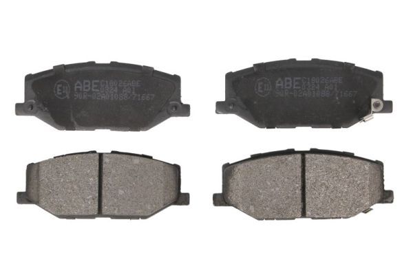 ABE C18026ABE Brake Pad Set, disc brake
