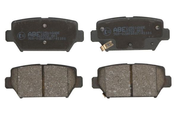 ABE C25016ABE Brake Pad Set, disc brake
