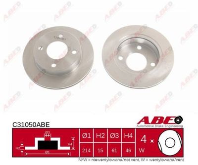 Brake Disc ABE C31050ABE