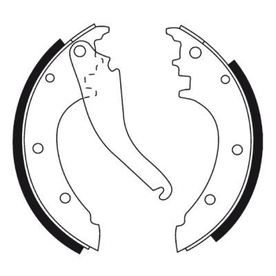 Brake Shoe Set, parking brake ABE CRE002ABE