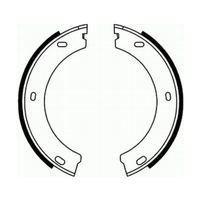 Brake Shoe Set, parking brake ABE CRP000ABE