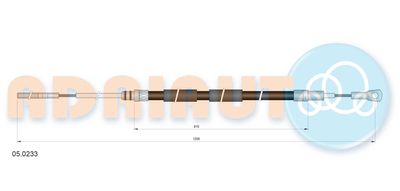 Cable Pull, parking brake ADRIAUTO 05.0233