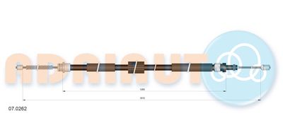 Cable Pull, parking brake ADRIAUTO 07.0262