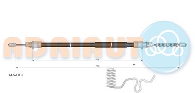 Cable Pull, parking brake ADRIAUTO 13.0217.1