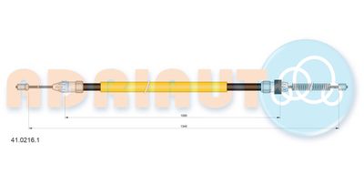 Cable Pull, parking brake ADRIAUTO 41.0216.1