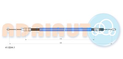 Cable Pull, parking brake ADRIAUTO 41.0244.1
