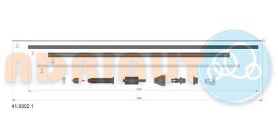 Accelerator Cable ADRIAUTO 41.0302.1