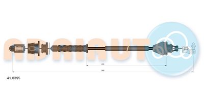 Accelerator Cable ADRIAUTO 41.0395