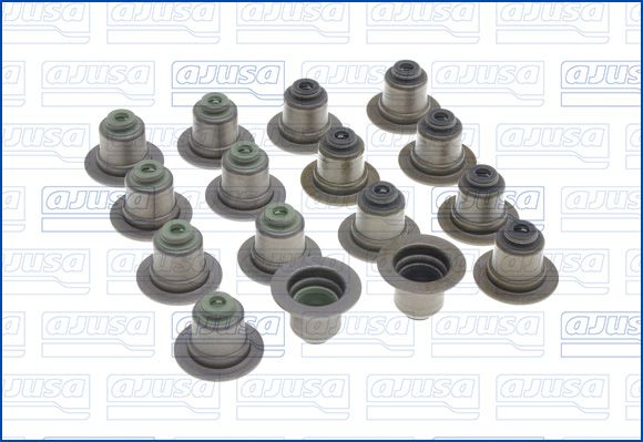 AJUSA 57043100 Seal Set, valve stem