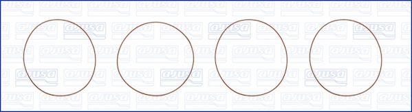 AJUSA 60002800 O-Ring Set, cylinder sleeve