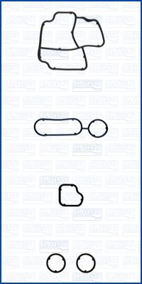 Gasket Set, oil cooler AJUSA 77008100