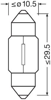 ams-OSRAM 6438 Bulb, interior light