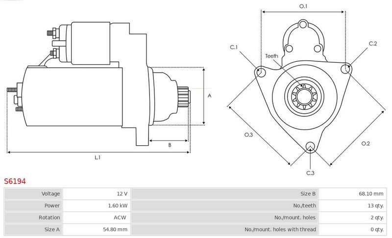 AS-PL S6194 Starter