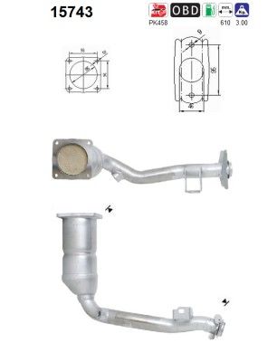 Catalytic Converter AS 15743