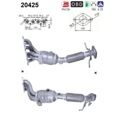 Catalytic Converter AS 20425