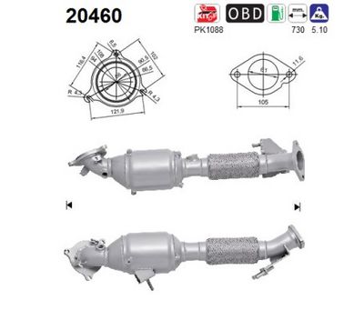 Catalytic Converter AS 20460