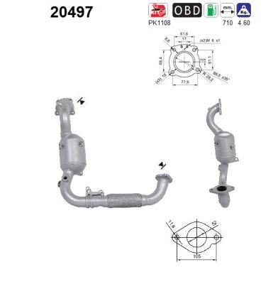 Catalytic Converter AS 20497