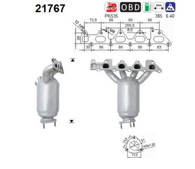 Catalytic Converter AS 21767