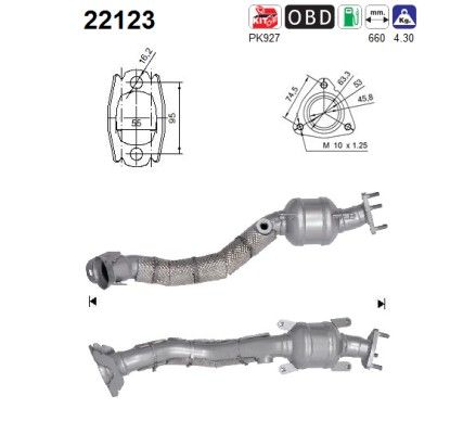 AS 22123 Catalytic Converter