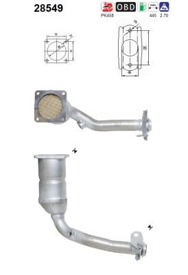 Catalytic Converter AS 28549