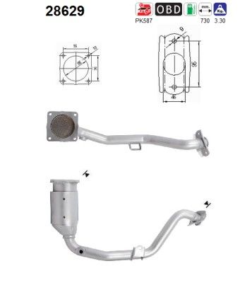 AS 28629 Catalytic Converter