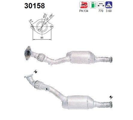 AS 30158 Catalytic Converter
