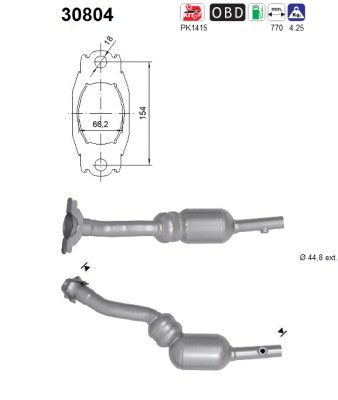 AS 30804 Catalytic Converter