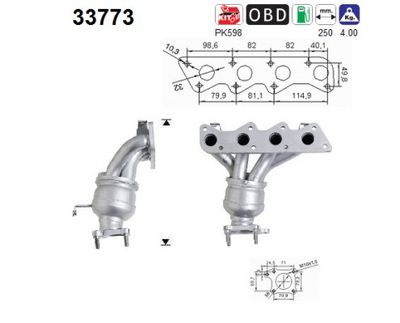 Catalytic Converter AS 33773