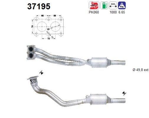 AS 37195 Catalytic Converter