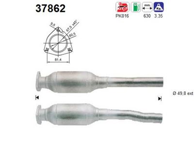 Catalytic Converter AS 37862