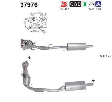 AS 37976 Catalytic Converter