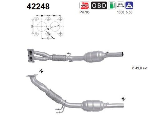 AS 42248 Catalytic Converter