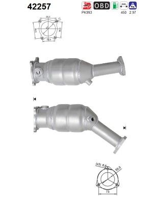 Catalytic Converter AS 42257