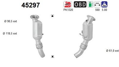 Catalytic Converter AS 45297