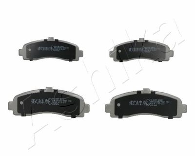 Brake Pad Set, disc brake ASHIKA 50-00-012