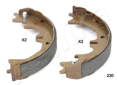 Brake Shoe Set, parking brake ASHIKA 55-02-230