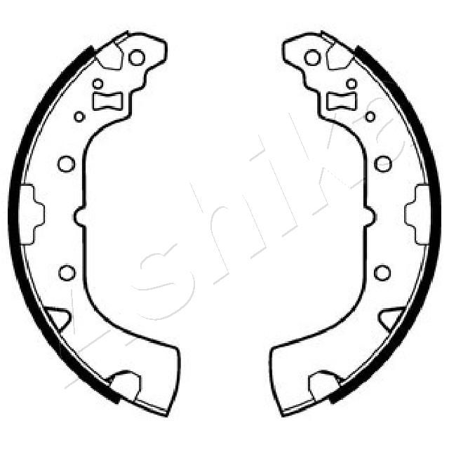 ASHIKA 55-05-523 Brake Shoe Set