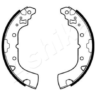 Brake Shoe Set ASHIKA 55-05-523