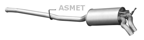 ASMET 01.048 Rear Muffler