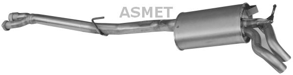 ASMET 01.054 Rear Muffler