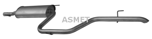 ASMET 02.037 Rear Muffler