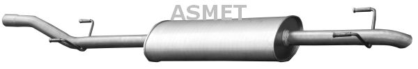 ASMET 02.045 Rear Muffler