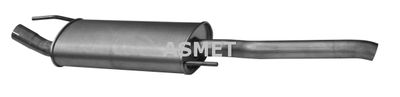 Rear Muffler ASMET 03.047