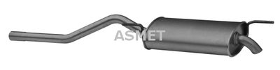 Rear Muffler ASMET 03.074