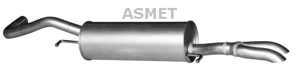 ASMET 06.019 Rear Muffler