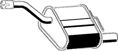 Rear Muffler ASMET 07.130