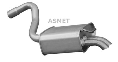Rear Muffler ASMET 07.204