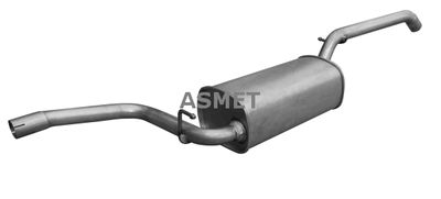 Rear Muffler ASMET 07.259