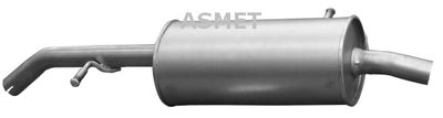 Rear Muffler ASMET 09.071